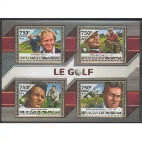 Meilleur Choix Centrafricaine (République) - 2016 - No 4532/4535 - Sports divers