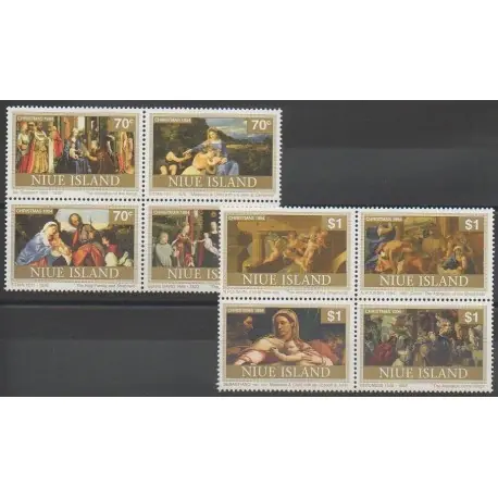 Livraison Gratuite Niue - 1994 - No 637/644 - Noël