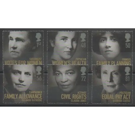 Grande-Bretagne - 2008 - No 3061/3066 - Célébrités Réduction