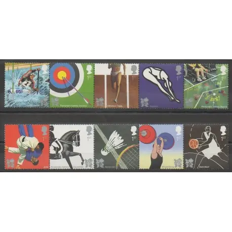 Grande-Bretagne - 2009 - No 3199/3208 - Jeux Olympiques d'été Acheter En Ligne