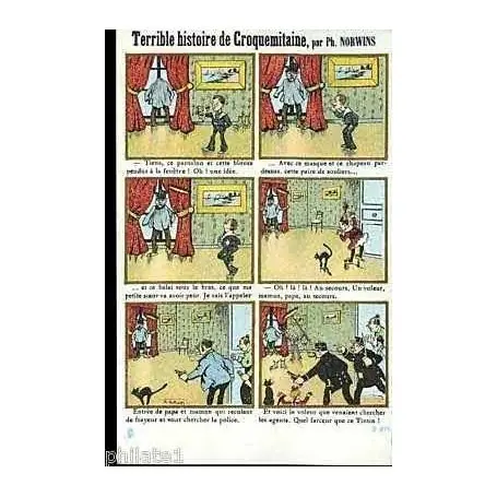 Carte-bande-dessinee - Le croquemitaine par Norwins Top Vente
