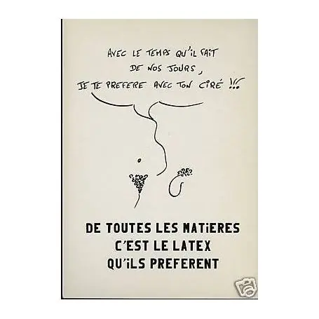 Premium De toutes les matieres c'est le latex qu'ils preferent