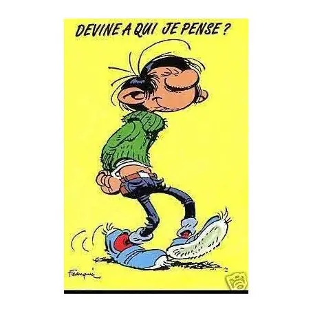 G. Lagaffe - Devine a qui je pense ? - Franquin Vente Directe