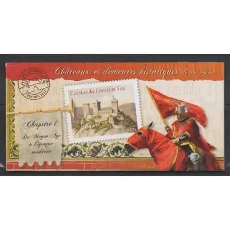 Meilleure Qualité France - Autoadhésifs - 2012 - No C714 - Châteaux