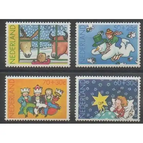 Pays-Bas - 1983 - No 1211/1214 - Noël Pas Cher
