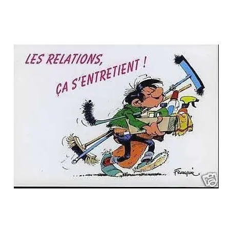 Remise G. Lagaffe - Les relations, Ca s'entretient !- Franquin