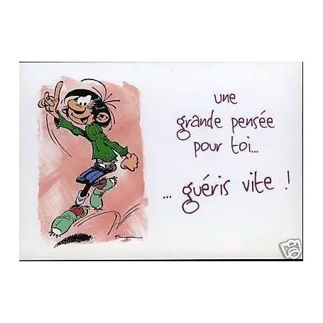 Seulement Aujourd’hui G. Lagaffe - Une grande pensee pour toi... - Franquin