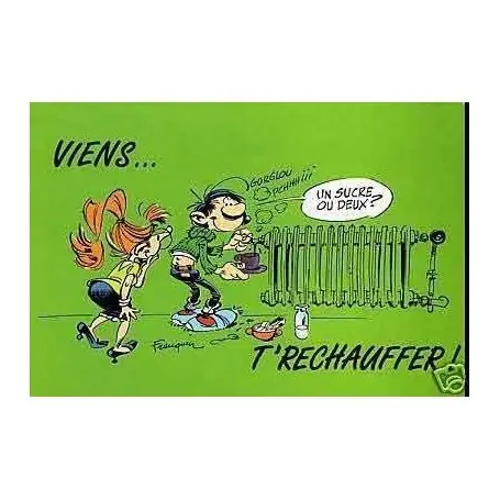 G. Lagaffe - Viens t'rechauffer ! - Franquin Commander Vite