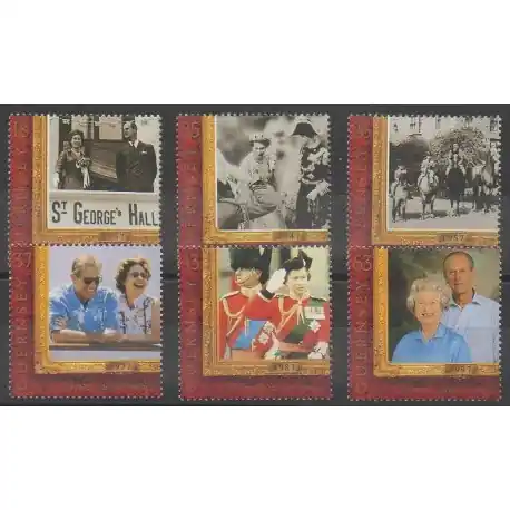 Guernesey - 1997 - No 763/768 - Royauté - Principauté Jusqu’à Épuisement Des Stocks