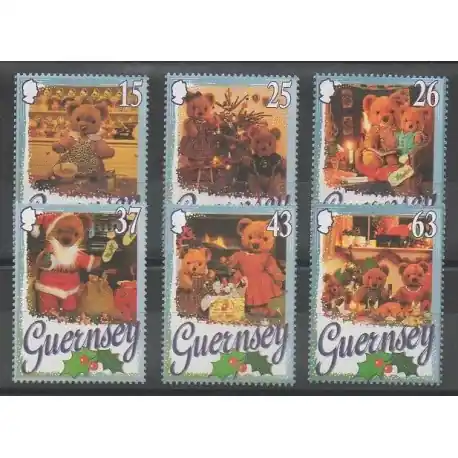 Guernesey - 1997 - No 757/762 - Noël Jusqu’à Épuisement Des Stocks