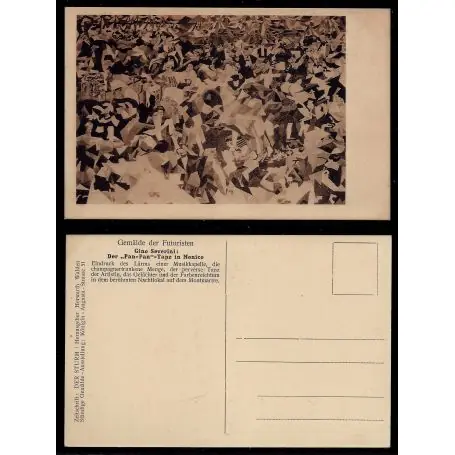 Livraison Express Gino Severini - Der Pan-Pan - Tanz in Monico - Peintre futuriste italien
