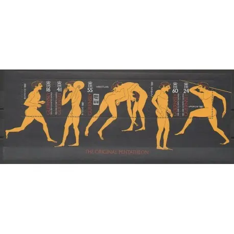 Guernesey - 1996 - No BF34 - Jeux Olympiques d'été Marque