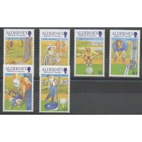 Aurigny (Alderney) - 2001 - No 174/179 - Sports divers En Vogue