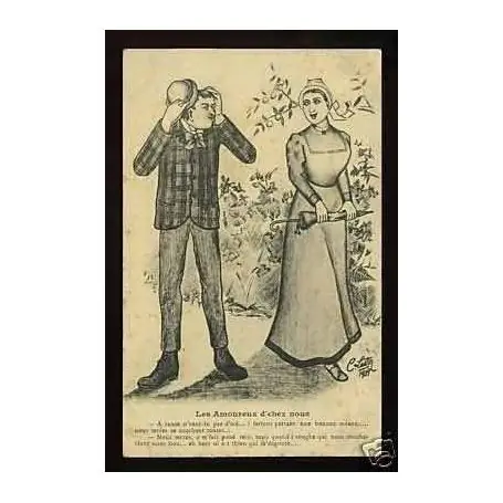 Les Amoureux de chez nous par C. Lestin - 1909 Gros Lot