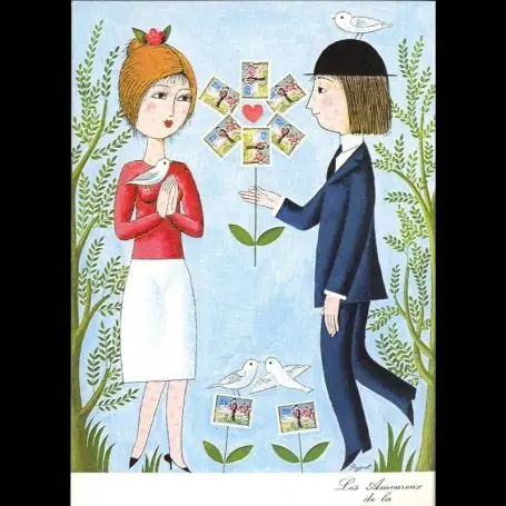 Must-Have Les amoureux de la Philatelie par R. Peynet - Carte CPSM Neuve