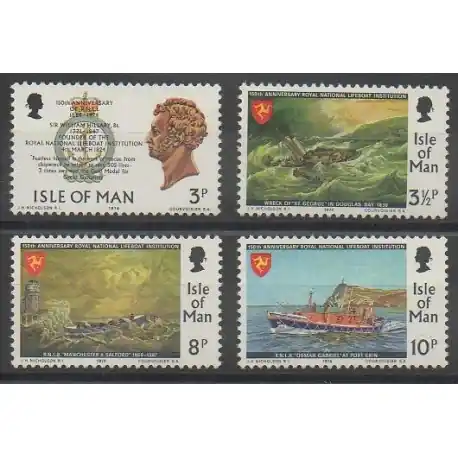 Man (Ile de) - 1974 - No 25/28 - Navigation Prix Cassé