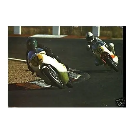 Bon Marché Bourgeois sur Yamaha N° 14 Championnat de France - CPSM