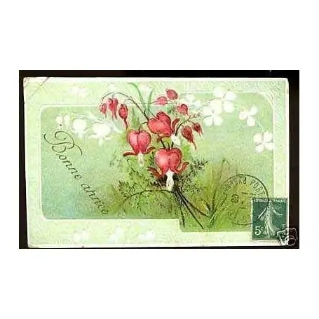 Bonne Annee - Fleurs - Relief Garantie Incluse