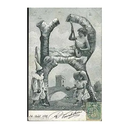 Carte alphabet - Lettre R Offre Spéciale