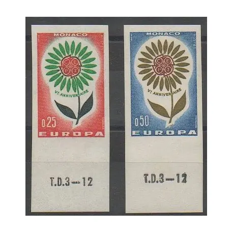 Monaco - 1964 - No 652a/653a - Europa Garantie Incluse