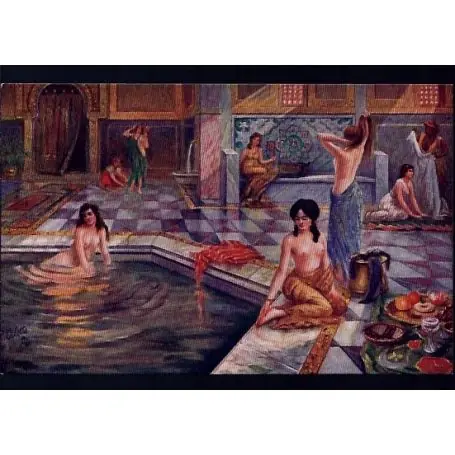 La vie en Algerie - Femmes nues au hammam Prix Cassé