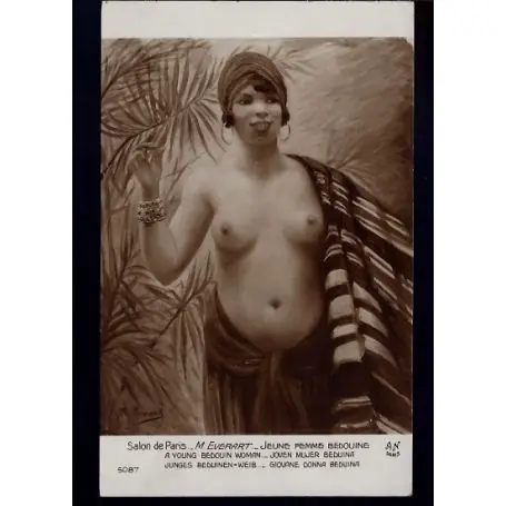 Nu artistique - Jeune femme bedouine par Everart Réduction