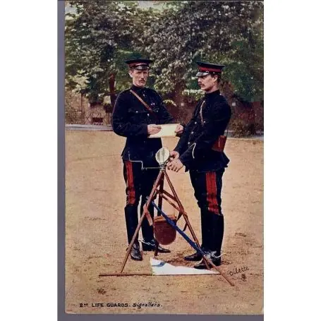 2nd Life Guards - Signallers Carte n'ayant pas voyage Seulement Aujourd’hui
