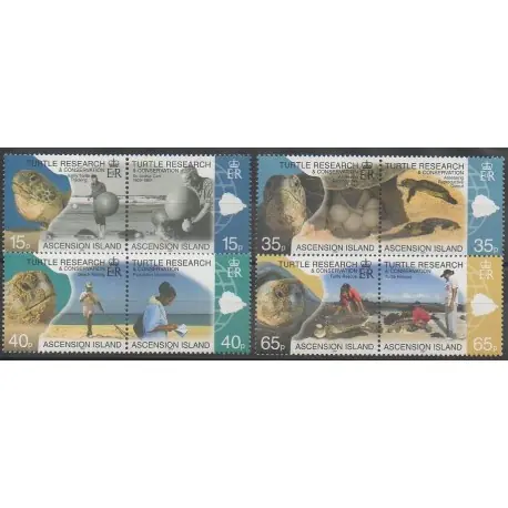 Ascension - 2009 - No 984/991 - Reptiles Certifié