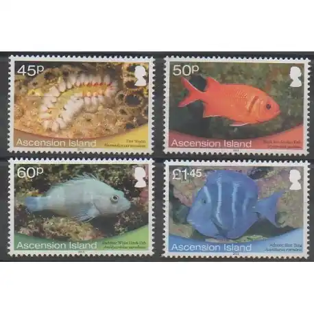 Livraison Gratuite Ascension - 2013 - No 1101/1104 - Animaux marins