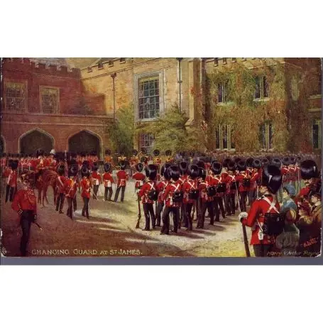 Changing guard at Saint-James Carte n'ayant pas voyage Affaire À Saisir