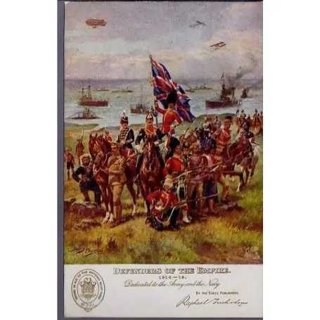 Defenders of the Empire - 1914-1915 Illustree par Harry Payne - Carte n'ayant En Vogue