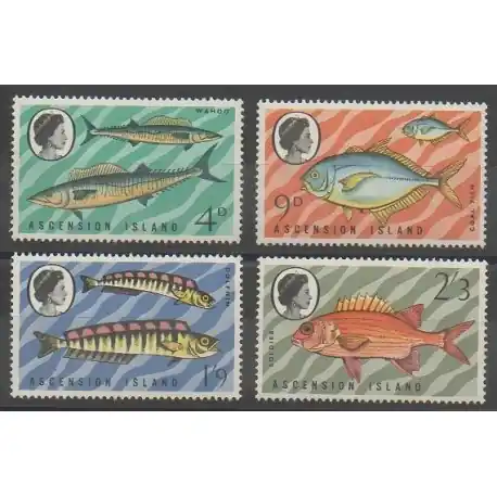 Artisanat Ascension - 1970 - No 131/134 - Animaux marins