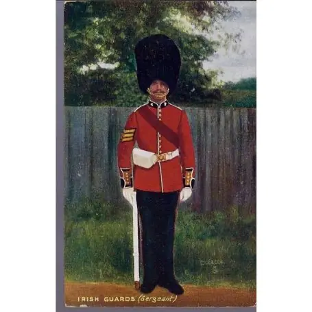 Offre Spéciale Irish Guards - Sergeant Carte n'ayant pas voyage