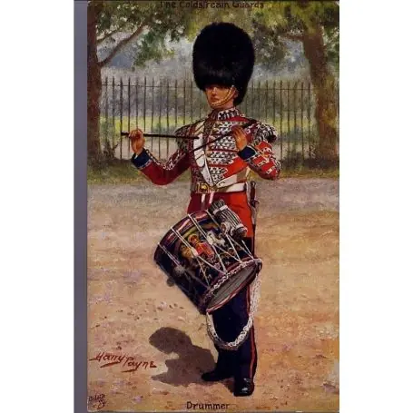 Achetez Aujourd’hui The Coldstream Guards - Drummer Illustree par Harry Payne - Carte n'ayant pas