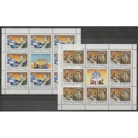 Meilleure Qualité Yougoslavie - 1992 - No 2425/2426 petites feuilles - Échecs