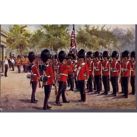 Gros Lot The Grenadier Guards at Wellington Barracks Illustree par Harry Payne - Carte