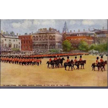 Livraison Mondiale The King leaving the Horse guards parade Carte n'ayant pas voyage