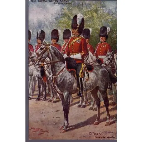 Seulement Aujourd’hui The Royal Scots Greys - 2nd Dragoons - Officer Illustree par Harry Payne - Car