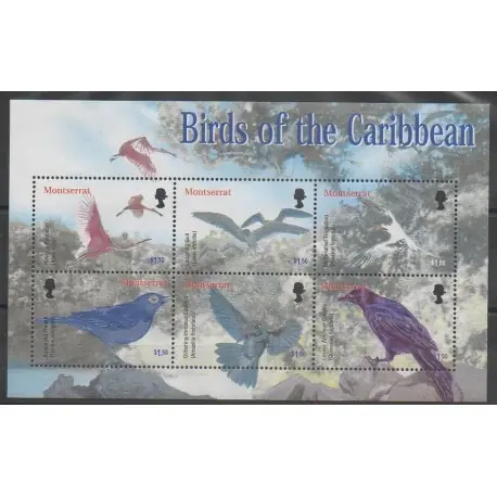 Montserrat - 2003 - No 1116/1121 - Oiseaux Livraison Gratuite