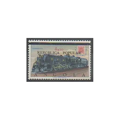 Haute Qualité Angola - 1980 - No 618 - Chemins de fer