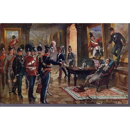 What are you doing to guard the Homes of England Illustree par Harry Payne - C Solde