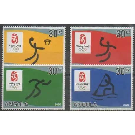 Angola - 2007 - No 1623/1626 - Jeux Olympiques d'été Petit Prix