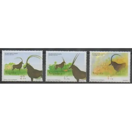 Bon Plan Angola - 2003 - No 1548/1550 - Mammifères