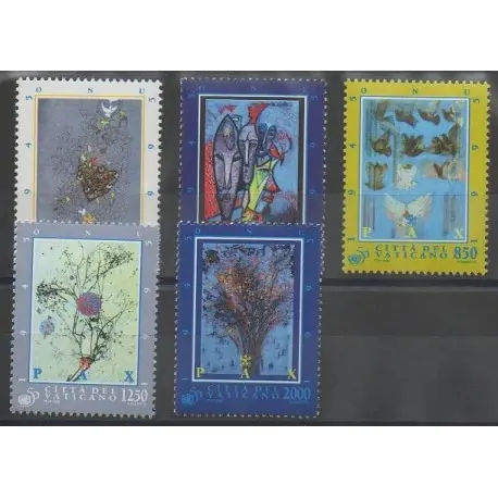 Vatican - 1995 - No 1015/1019 - Peinture En Vogue