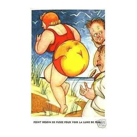 A la plage - Point besoin de fusee pour voir la lune Livraison Mondiale