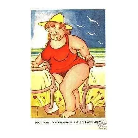 A la plage -Pourtant l'an dernier je passais facilement Achat Immédiat