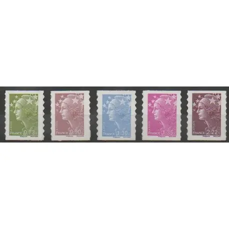 Petit Prix France - Autoadhésifs - 2009 - No 286/290