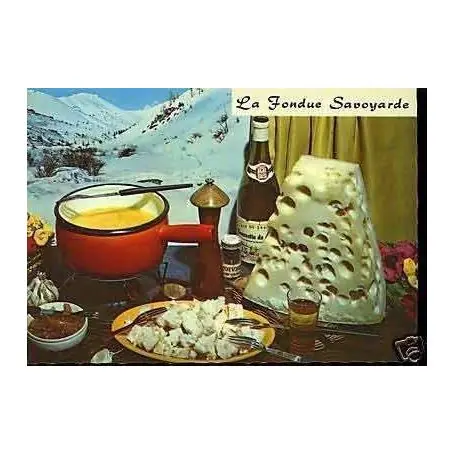Produit De Marque Carte Recette - La fondue Savoyarde