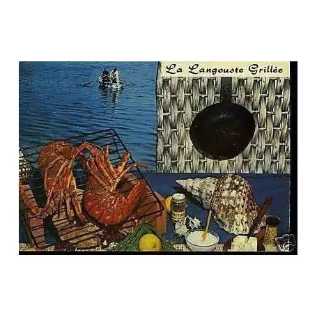 Carte Recette - La langouste grillee Tendance