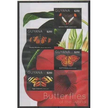 Meilleure Vente Guyana - 2012 - No 6214/6217 - Insectes